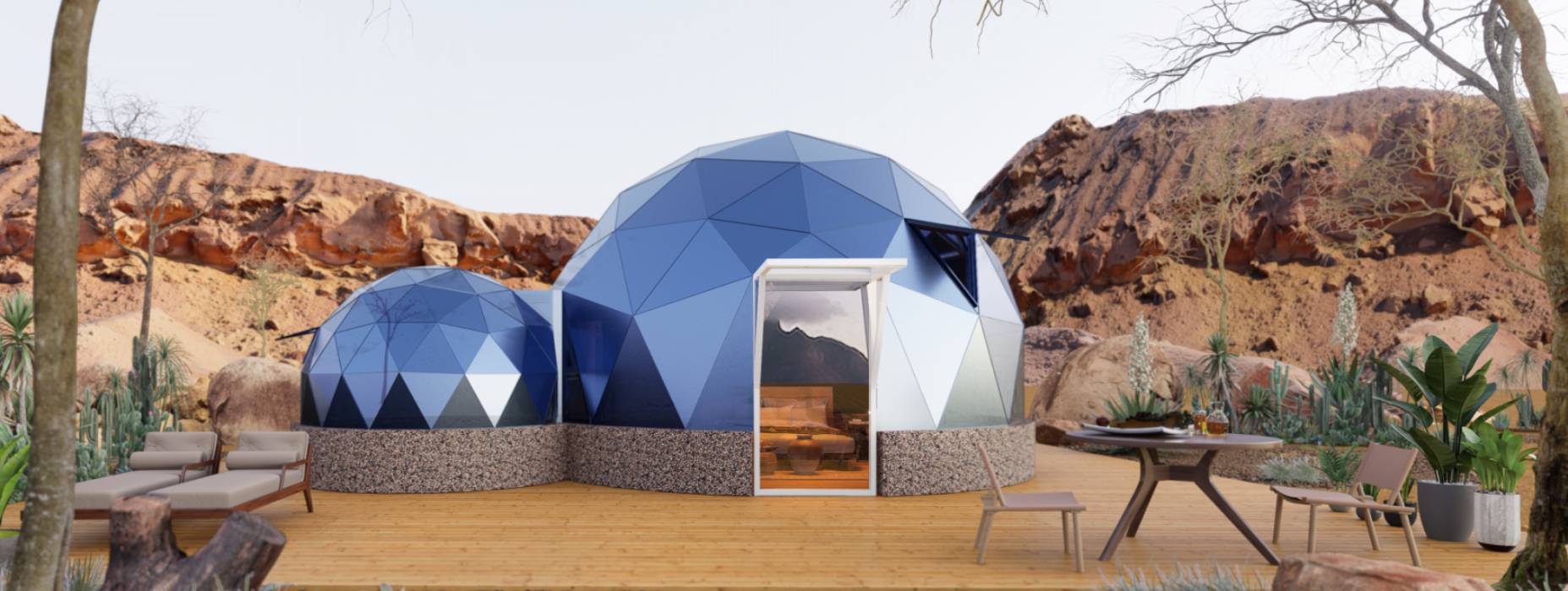 呼兰区球形智能光伏玻璃星空房